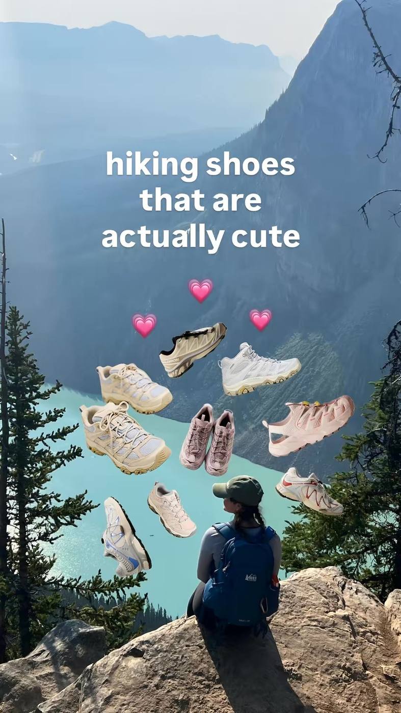 Hiking shoes that are actually cute