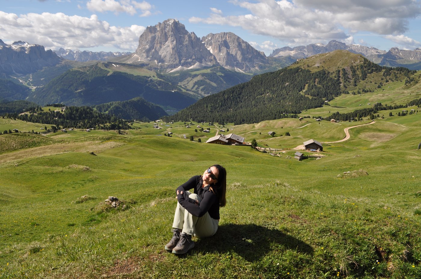 Cami hiking in the Dolomites