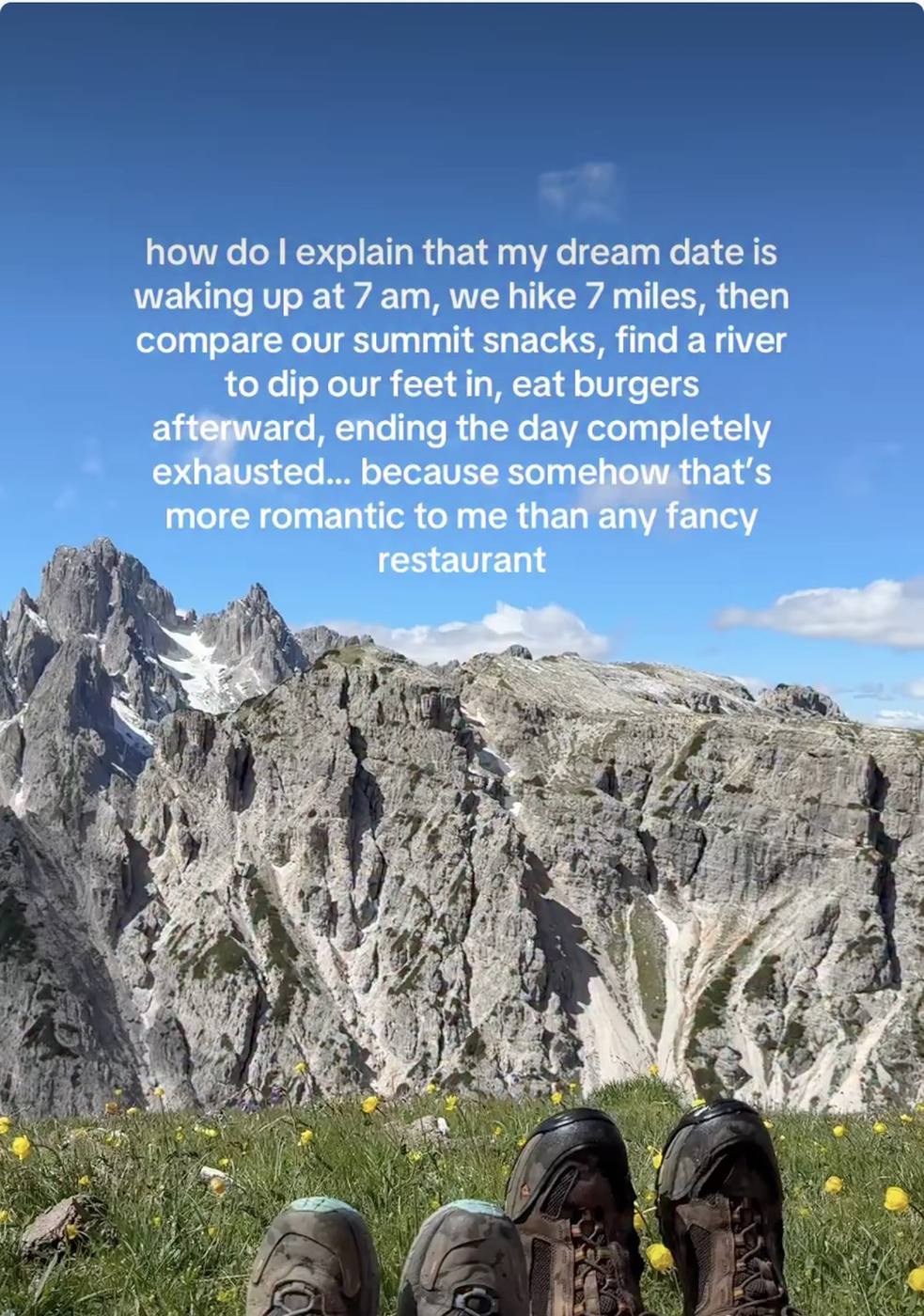 Travel and hiking lifestyle inspo