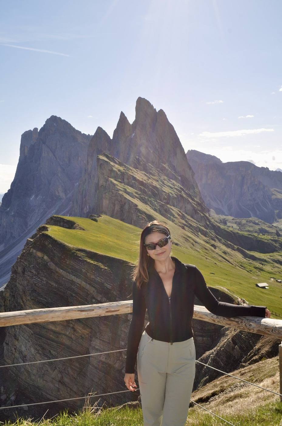 Cami Oberfeld in the Dolomites
